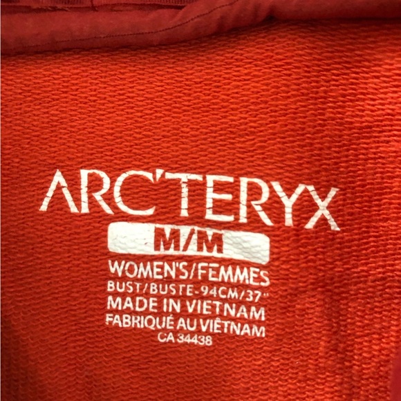 Arc’teryx Detente Hoodie in Orange Women’s Size M - Picture 8 of 13